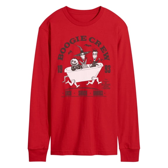 The Nightmare Before Christmas - Boogie Crew - Men's Long Sleeve Graphic T-Shirt