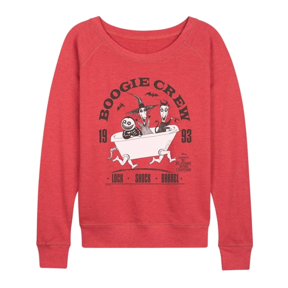 The Nightmare Before Christmas - Boogie Crew - Women's French Terry Long Sleeve Pullover
