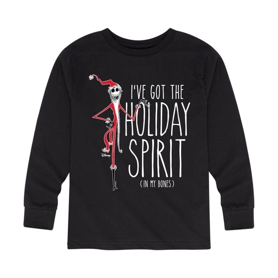 The Nightmare Before Christmas - Boys' Long Sleeve Graphic T-Shirt