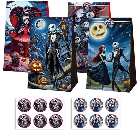 The Nightmare Before Christmas Candy Bags 12PCS Party Favor Gift Bags