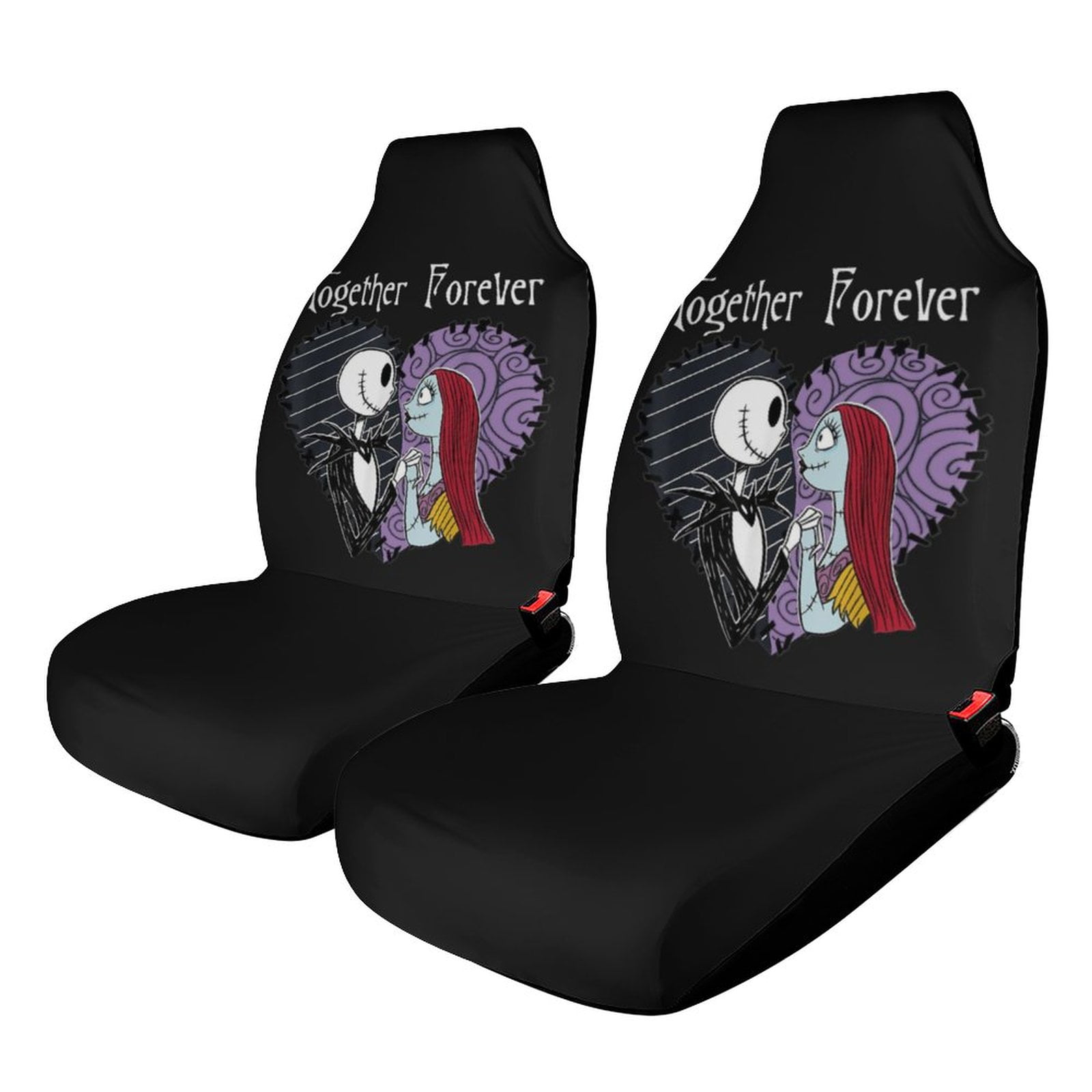The Nightmare Before Christmas Car Seat Covers Nonslip Elastic Front Seat Protector Fashion Prints Seat Mat Cover Universal Fit Cars Trucks SUV 2PCS Car Accessories Walmart