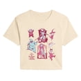 thumbnail image 1 of The Nightmare Before Christmas - Character Grid - Juniors Cropped Graphic T-Shirt, 1 of 4