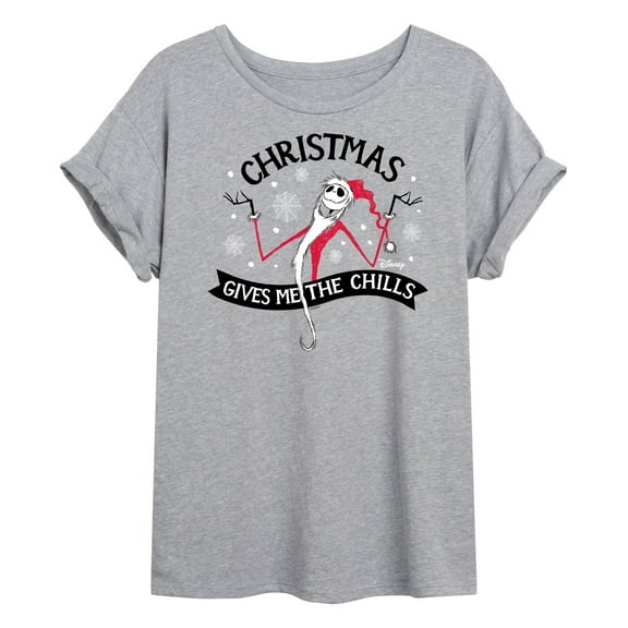 The Nightmare Before Christmas - Christmas Chills - Juniors Ideal Flowy Muscle T-Shirt