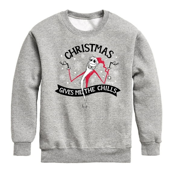 The Nightmare Before Christmas - Christmas Chills - Toddler And Youth Crewneck Fleece Sweatshirt