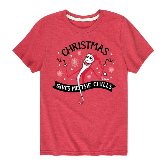 The Nightmare Before Christmas - Christmas Chills - Toddler And Youth Short Sleeve Graphic T-Shirt