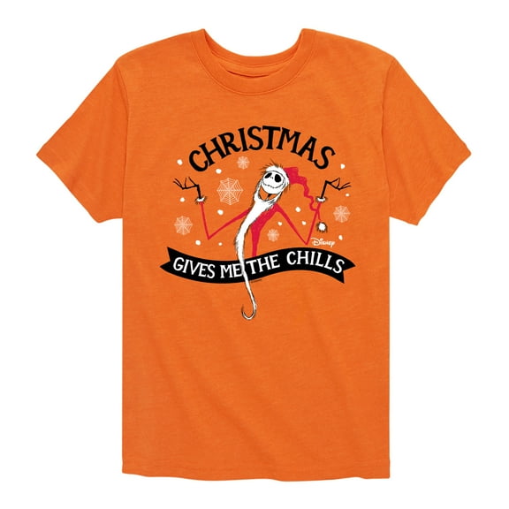 The Nightmare Before Christmas - Christmas Chills - Toddler And Youth Short Sleeve Graphic T-Shirt