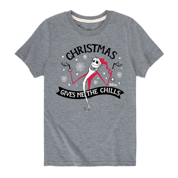 The Nightmare Before Christmas - Christmas Chills - Toddler And Youth Short Sleeve Graphic T-Shirt