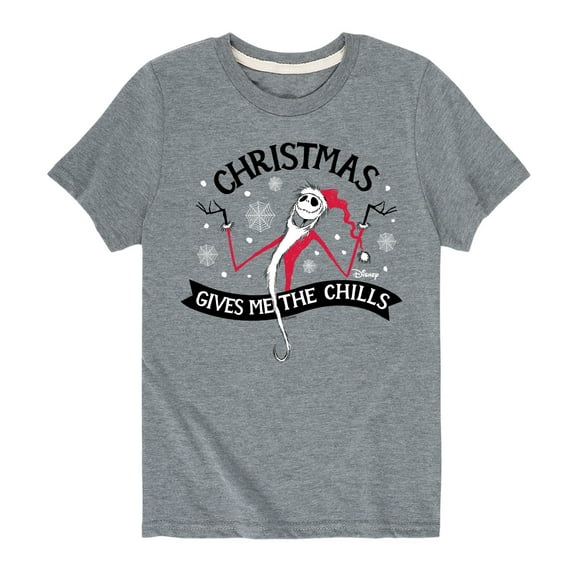 The Nightmare Before Christmas - Christmas Chills - Toddler And Youth Short Sleeve Graphic T-Shirt