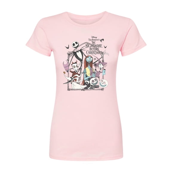 The Nightmare Before Christmas - Classic Nightmare - Juniors Fitted Graphic T-Shirt