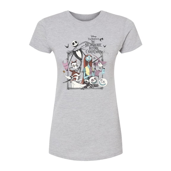 The Nightmare Before Christmas - Classic Nightmare - Juniors Fitted Graphic T-Shirt