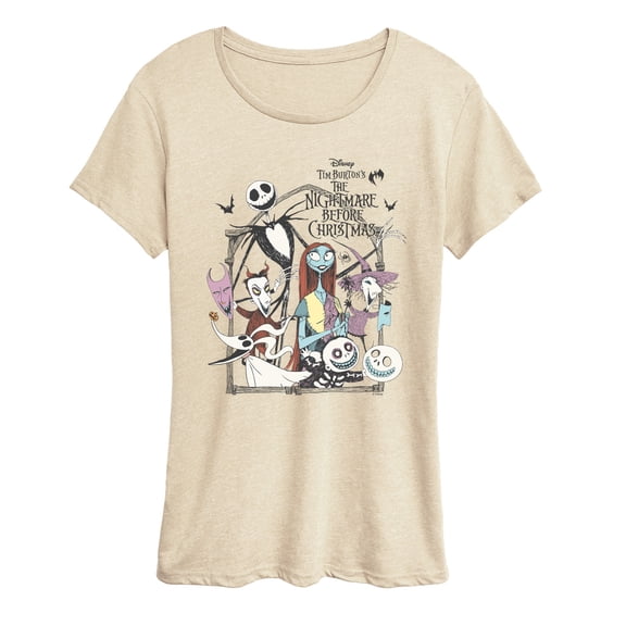 The Nightmare Before Christmas - Classic Nightmare - Women's Short Sleeve Graphic T-Shirt