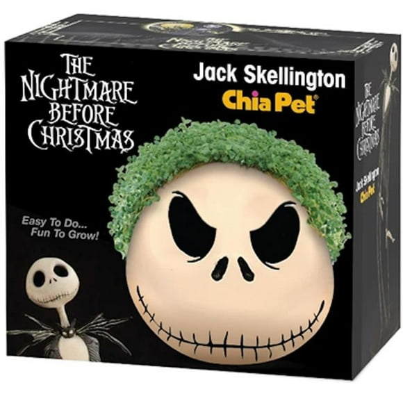 The Nightmare Before Christmas Clay Pet Jack Skellington Decorative Planter, Brown