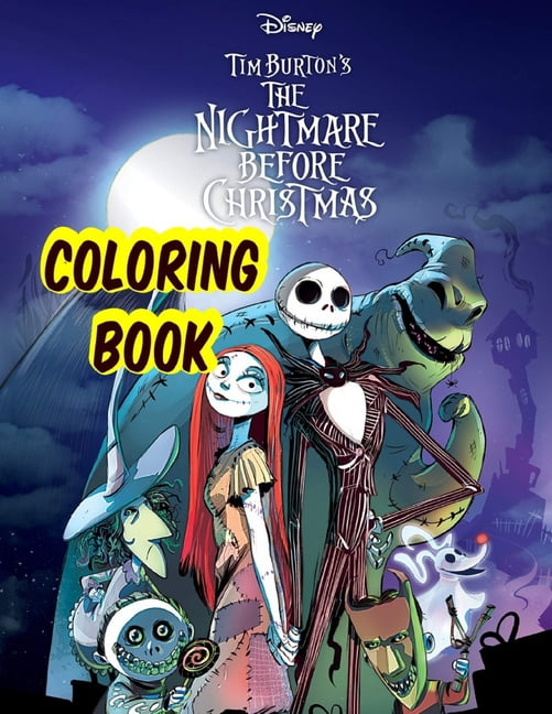 The Nightmare Before Christmas Stoner coloring book - Books, Facebook  Marketplace