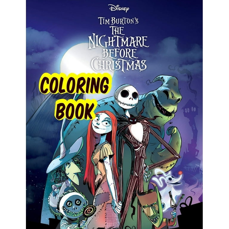 There's A 'Nightmare Before Christmas' Coloring Book & It's a Must