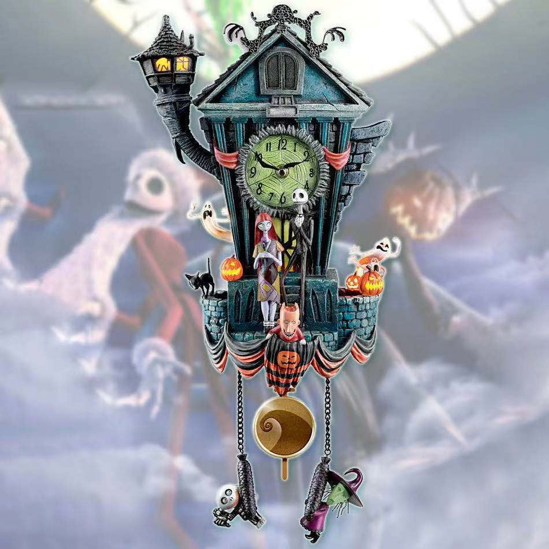 The Nightmare Before Christmas Cuckoo Clock, Tim Burton's The Nightmare  Before Christmas Wall Clock Halloween Home Decor Wall Clock Traditional  Chalet - Walmart.com