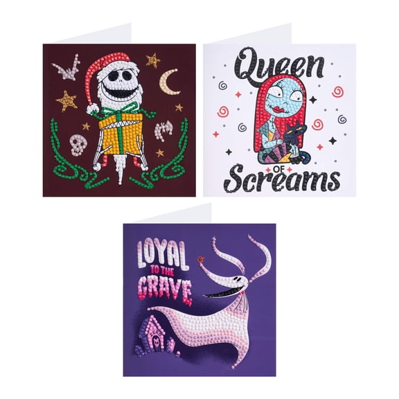 The Nightmare Before Christmas DIY Cards (Set of 3)