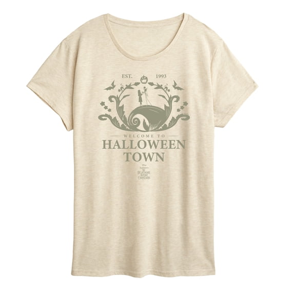 The Nightmare Before Christmas - Desination - Women's Short Sleeve Graphic T-Shirt