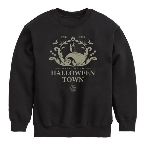 The Nightmare Before Christmas - Desination - Youth Boys Crew Fleece Sweatshirt