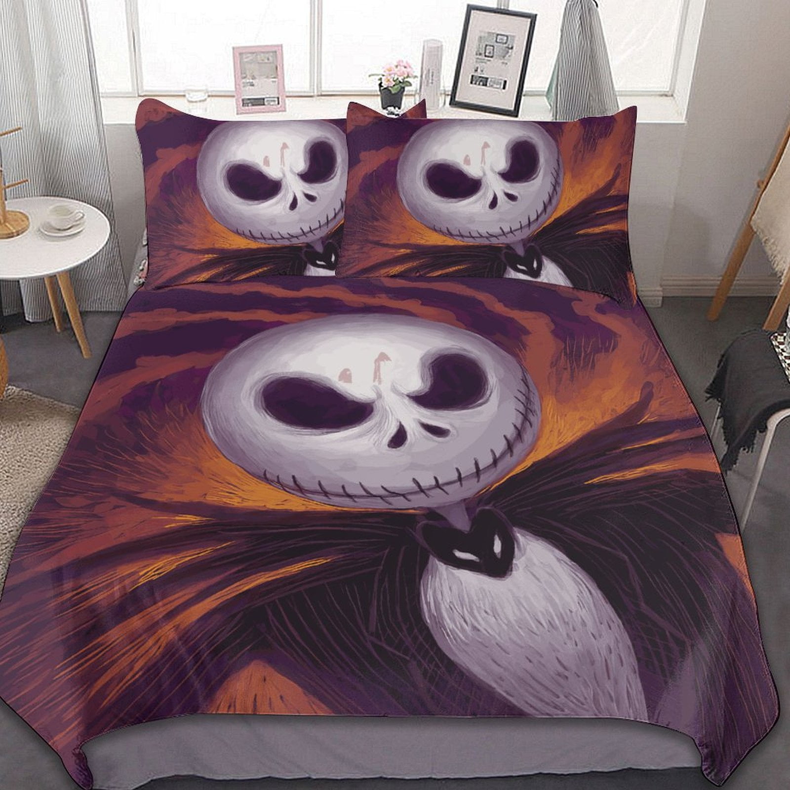 The Nightmare Before Christmas Duvet Cover Set, Home Bedroom Decoration
