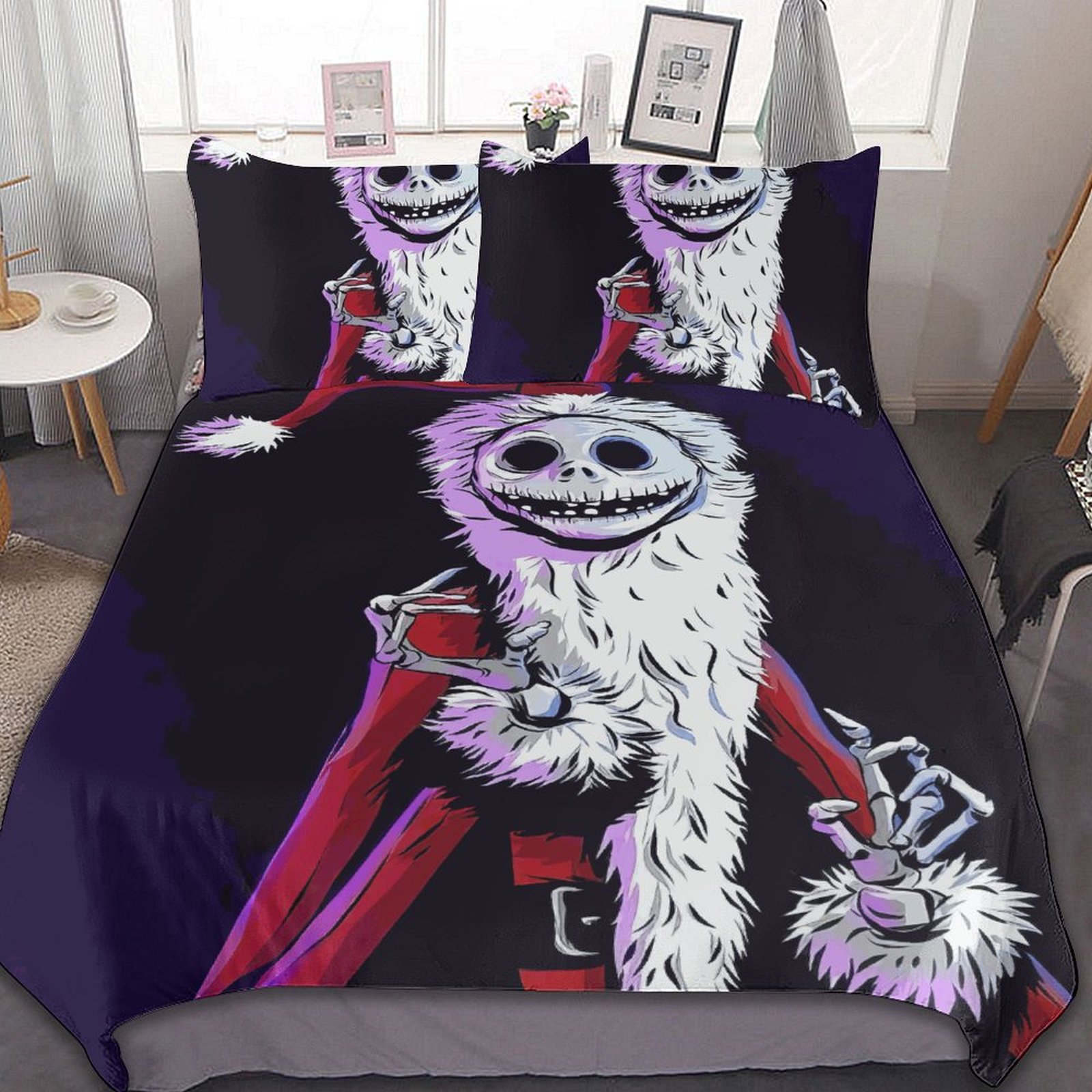 The Nightmare Before Christmas Duvet Cover Set, Home Bedroom Decoration, Luxury Soft Microfiber