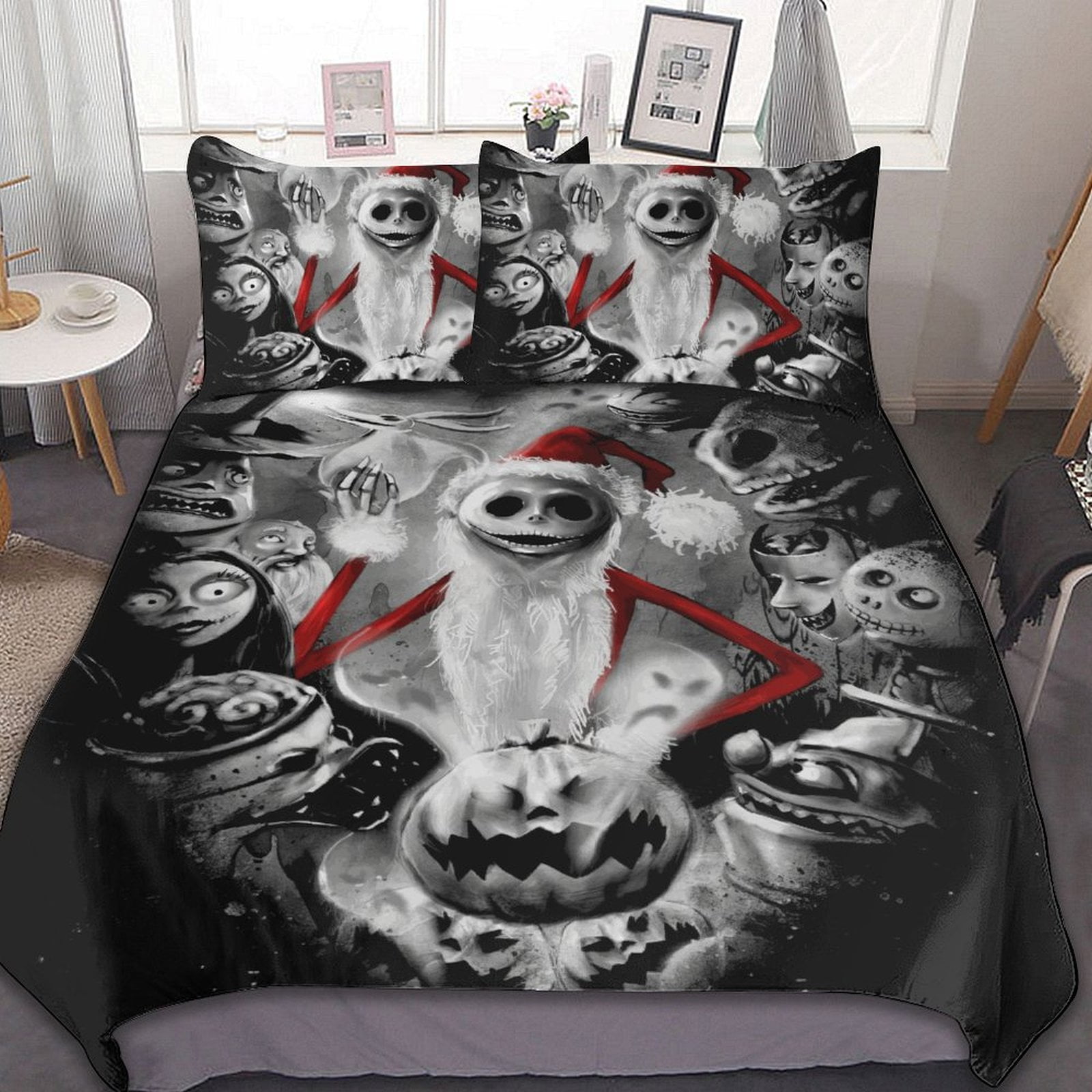 The Nightmare Before Christmas Duvet Cover Set, Home Bedroom Decoration