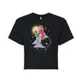 thumbnail image 1 of The Nightmare Before Christmas - Enchanted By You - Juniors Cropped Cotton Blend T-Shirt, 1 of 5