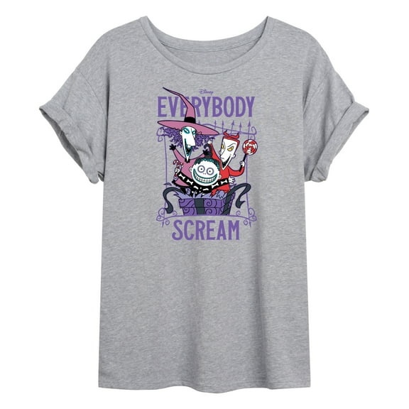 The Nightmare Before Christmas - Everybody Scream - Juniors Ideal Flowy Muscle T-Shirt