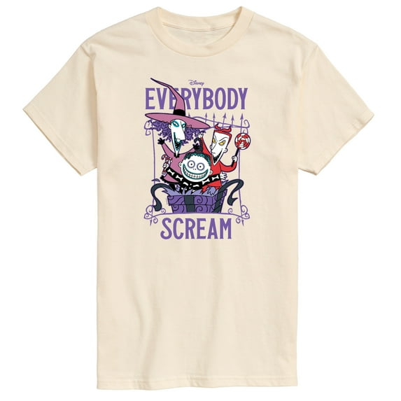 The Nightmare Before Christmas - Everybody Scream - Men's Short Sleeve Graphic T-Shirt