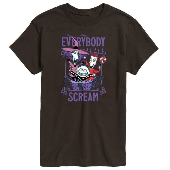 The Nightmare Before Christmas - Everybody Scream - Men's Short Sleeve Graphic T-Shirt