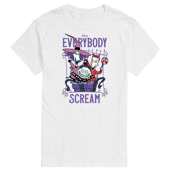 The Nightmare Before Christmas - Everybody Scream - Men's Short Sleeve Graphic T-Shirt