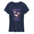 thumbnail image 1 of The Nightmare Before Christmas - Everybody Scream - Women's Short Sleeve Graphic T-Shirt, 1 of 5