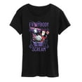 thumbnail image 1 of The Nightmare Before Christmas - Everybody Scream - Women's Short Sleeve Graphic T-Shirt, 1 of 5