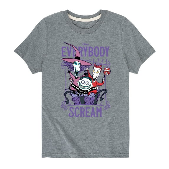 The Nightmare Before Christmas - Everybody Scream - Youth Short Sleeve Graphic T-Shirt