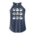 thumbnail image 1 of The Nightmare Before Christmas - Faces of Jack - Juniors High Neck Tank Top, 1 of 4