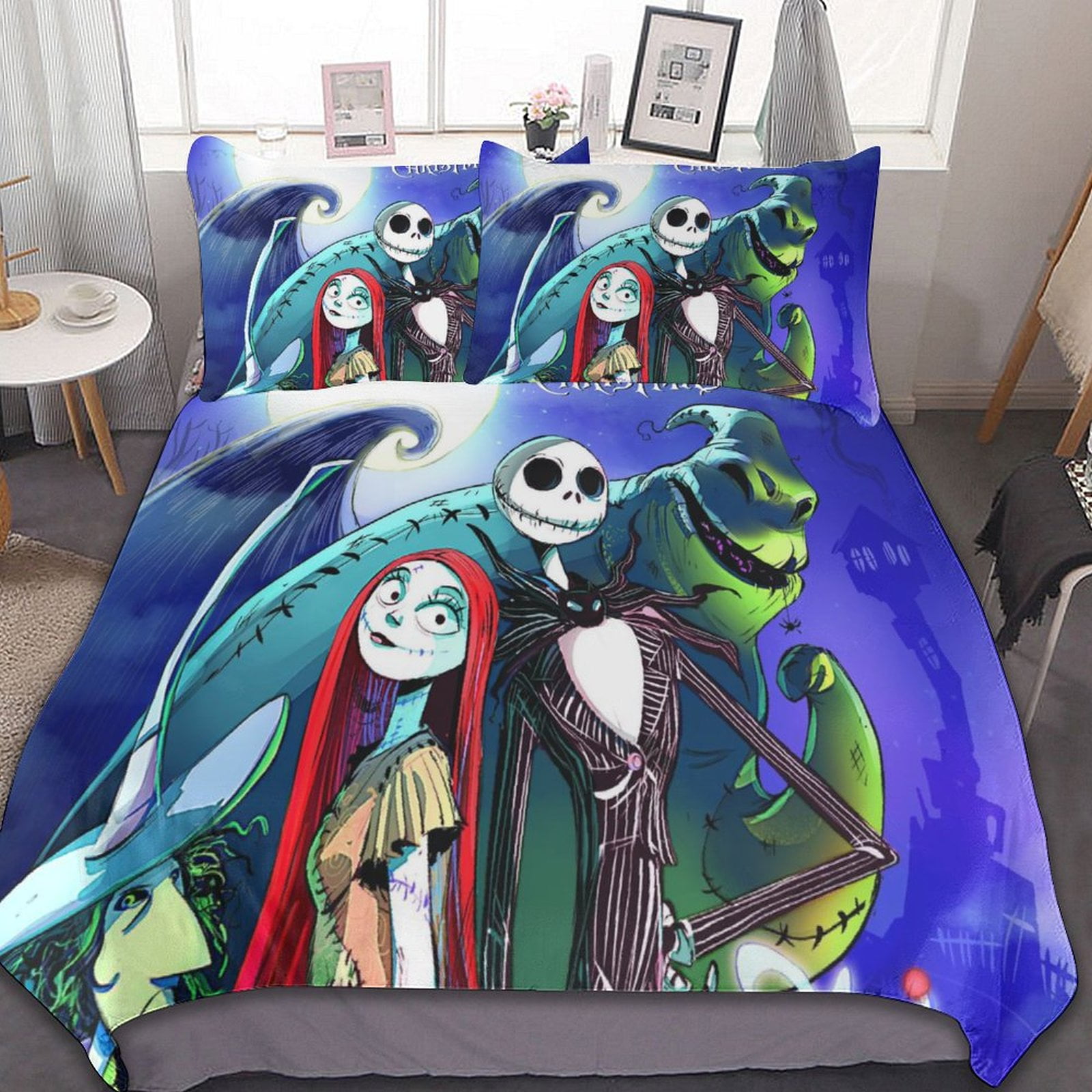 The Nightmare Before Christmas Film 3 Piece Bedding Sets Decor