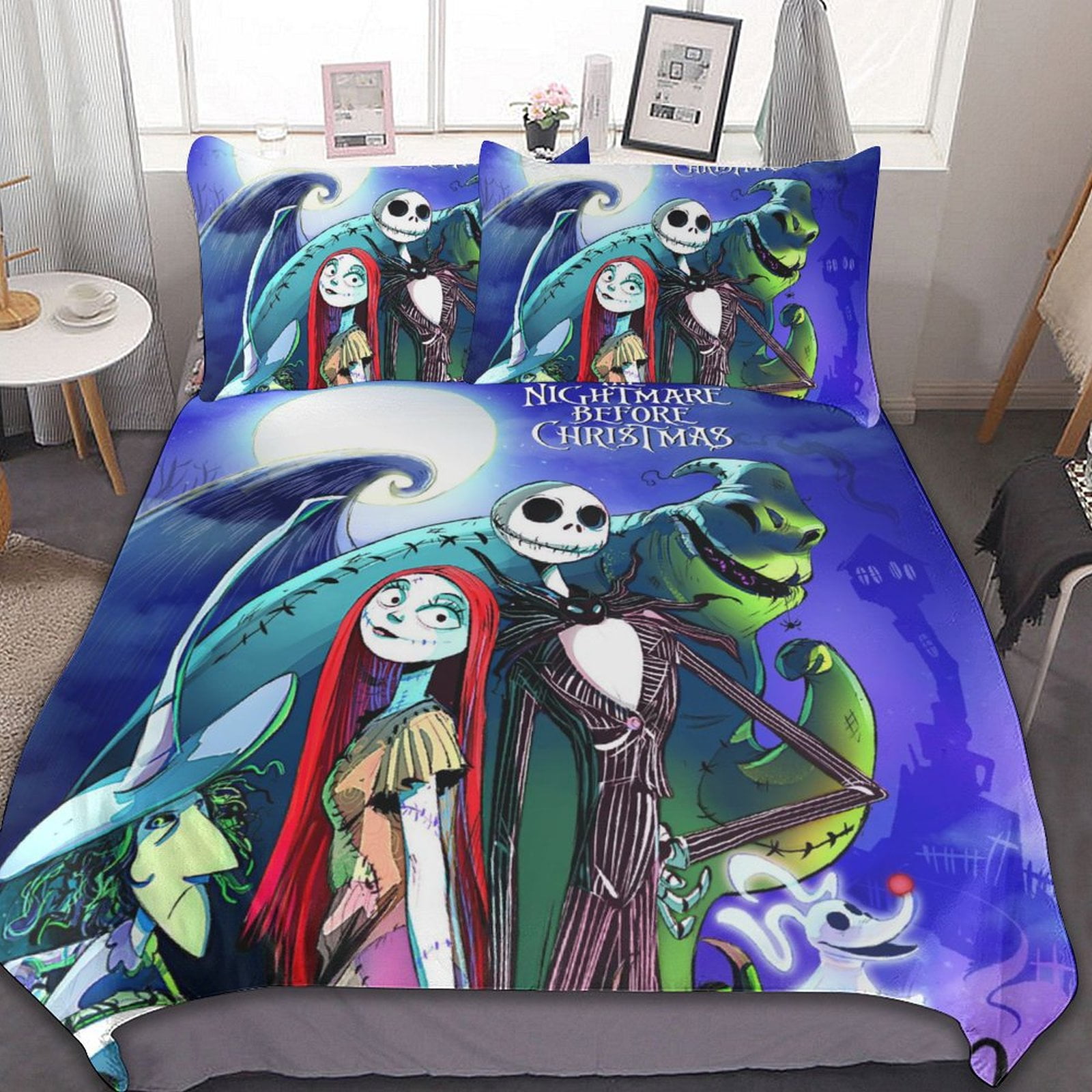 The Nightmare Before Christmas Film 3 Piece Bedding Sets Decor