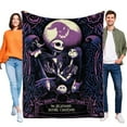 thumbnail image 1 of The Nightmare Before Christmas Flannel Blanket Bed sofa Throw Birthday Gift, 1 of 11