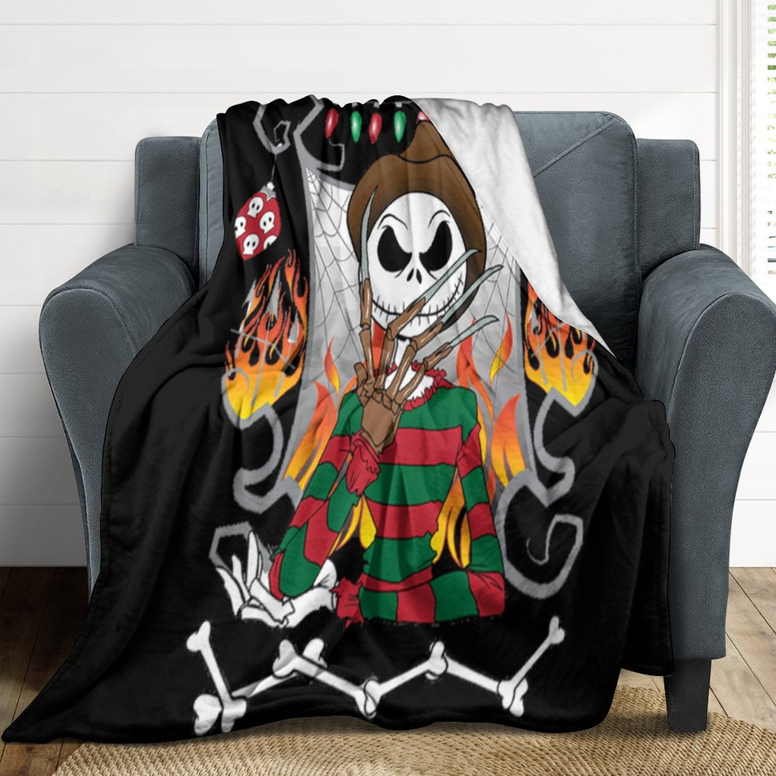 The Nightmare Before Christmas Flannel Blankets Soft Plush Throw