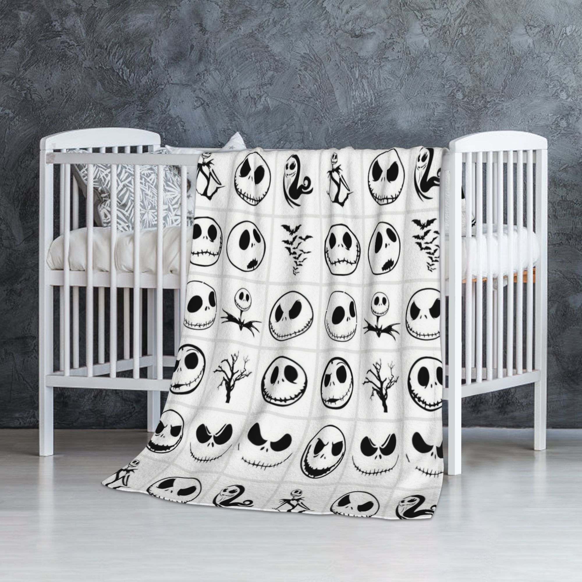 The Nightmare Before Christmas Fleece Throw Blankets, Super Soft