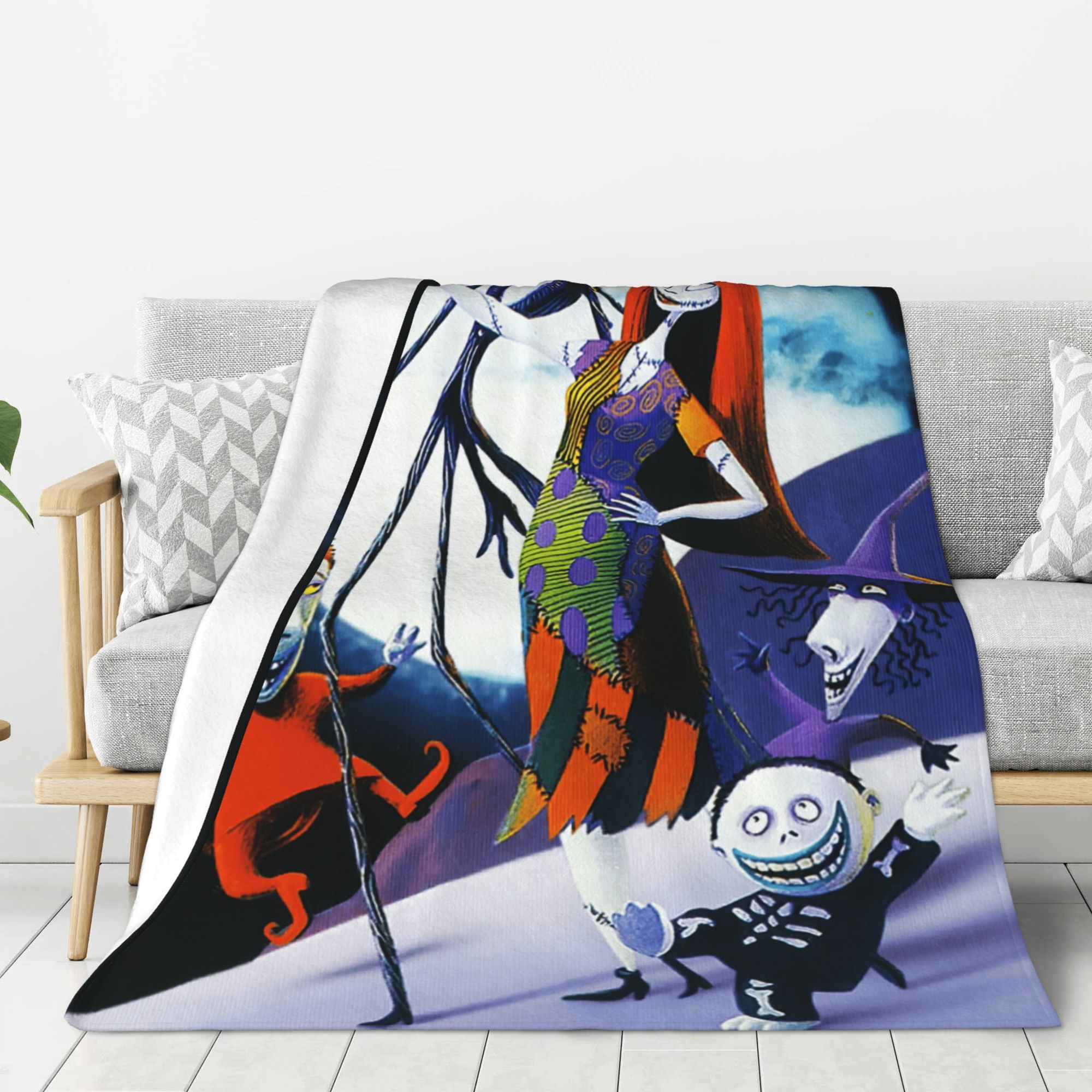The Nightmare Before Christmas Fleece Throw Blankets, Thicken Flannel
