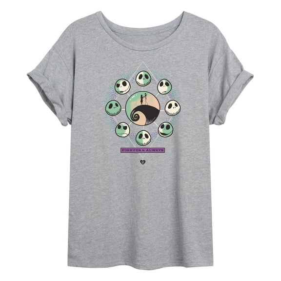The Nightmare Before Christmas - Forever and Always - Juniors Ideal Flowy Muscle T-Shirt