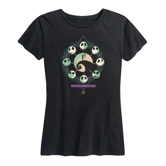The Nightmare Before Christmas - Forever and Always - Women's Short Sleeve Graphic T-Shirt