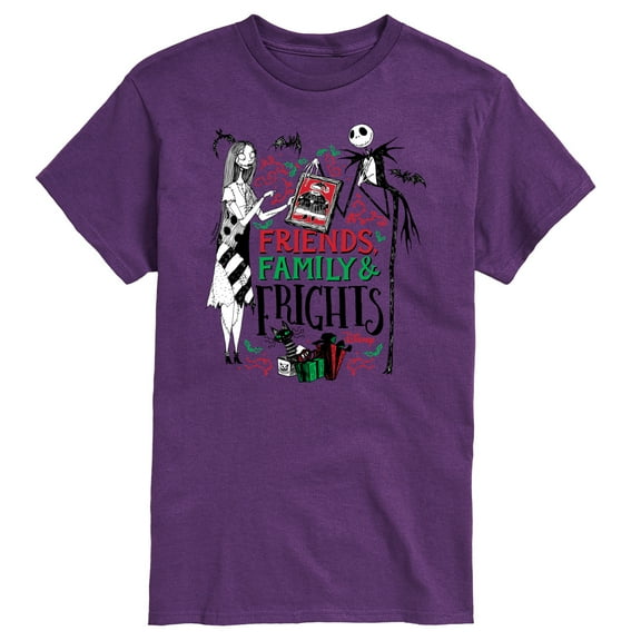 The Nightmare Before Christmas - Friends Family And Frights - Men's Short Sleeve Graphic T-Shirt