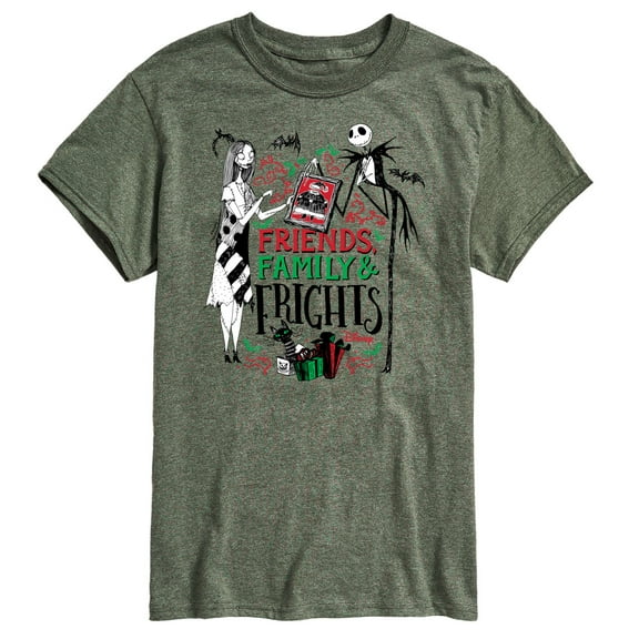 The Nightmare Before Christmas - Friends Family And Frights - Men's Short Sleeve Graphic T-Shirt