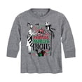 thumbnail image 1 of The Nightmare Before Christmas - Friends Family And Frights - Toddler And Youth Long Sleeve Graphic T-Shirt, 1 of 5