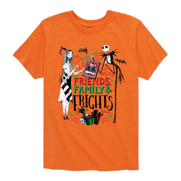 The Nightmare Before Christmas - Friends Family And Frights - Toddler And Youth Short Sleeve Graphic T-Shirt