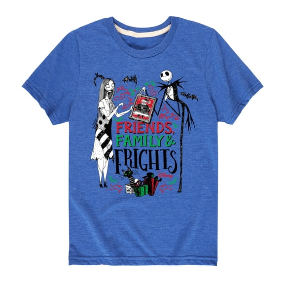 The Nightmare Before Christmas - Friends Family And Frights - Toddler And Youth Short Sleeve Graphic T-Shirt