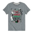 thumbnail image 1 of The Nightmare Before Christmas - Friends Family And Frights - Toddler And Youth Short Sleeve Graphic T-Shirt, 1 of 5