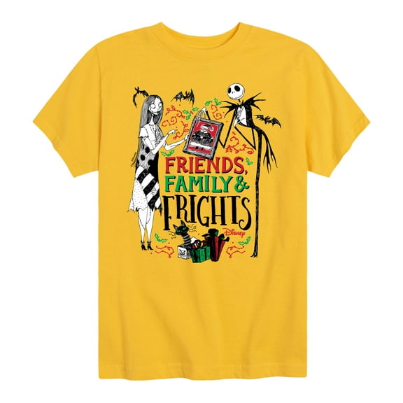 The Nightmare Before Christmas - Friends Family And Frights - Toddler And Youth Short Sleeve Graphic T-Shirt