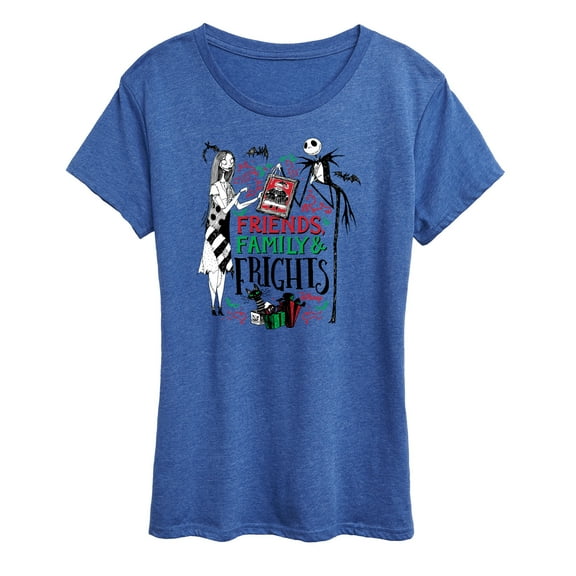 The Nightmare Before Christmas - Friends Family And Frights - Women's Short Sleeve Graphic T-Shirt